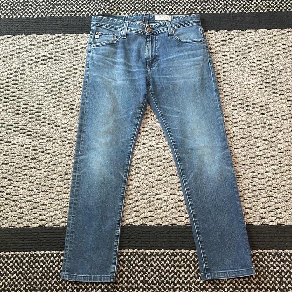 AG Adriano Goldschmied Denim Jeans Mens Size 33R Tellis Slim Leg Classic Preppy
